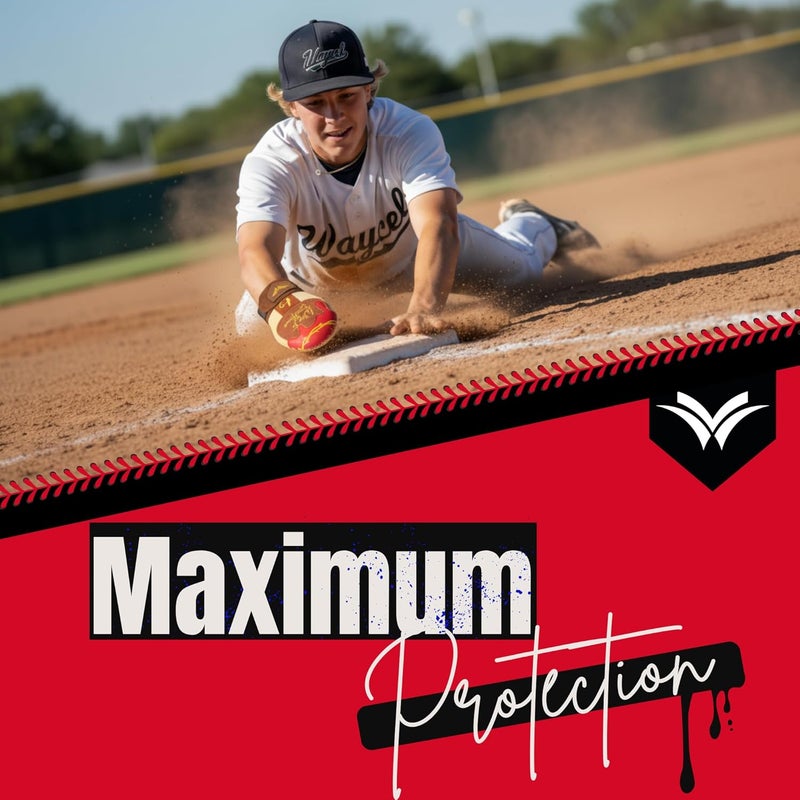 Waycel Sliding Mitts - Baseball Sliding Mitt for Youth - Ice Cream Sliding Mitt Baseball - Softball - Image 4